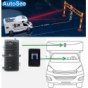 Bus Truck Caravan Motorhome car Height Limit Warning Collision detector System HLWS high detection with buzzer alarm LED indicator