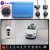 3D Key Move Track 360 degree Car camera bird eye view AVM around view DVR parking monitoring with alive wheel path guide line